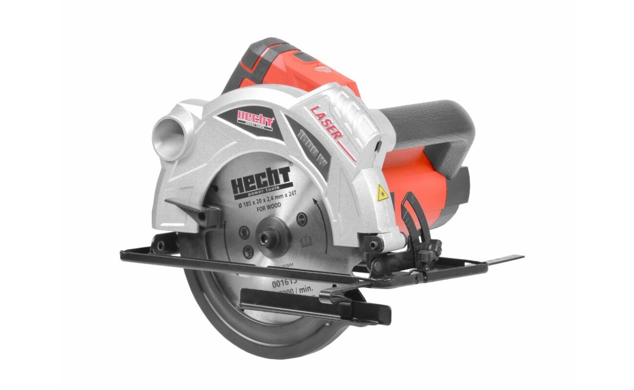 Electric circular saw with power input of 1500 W. Max. cutting depth of 65 mm. Weight 5