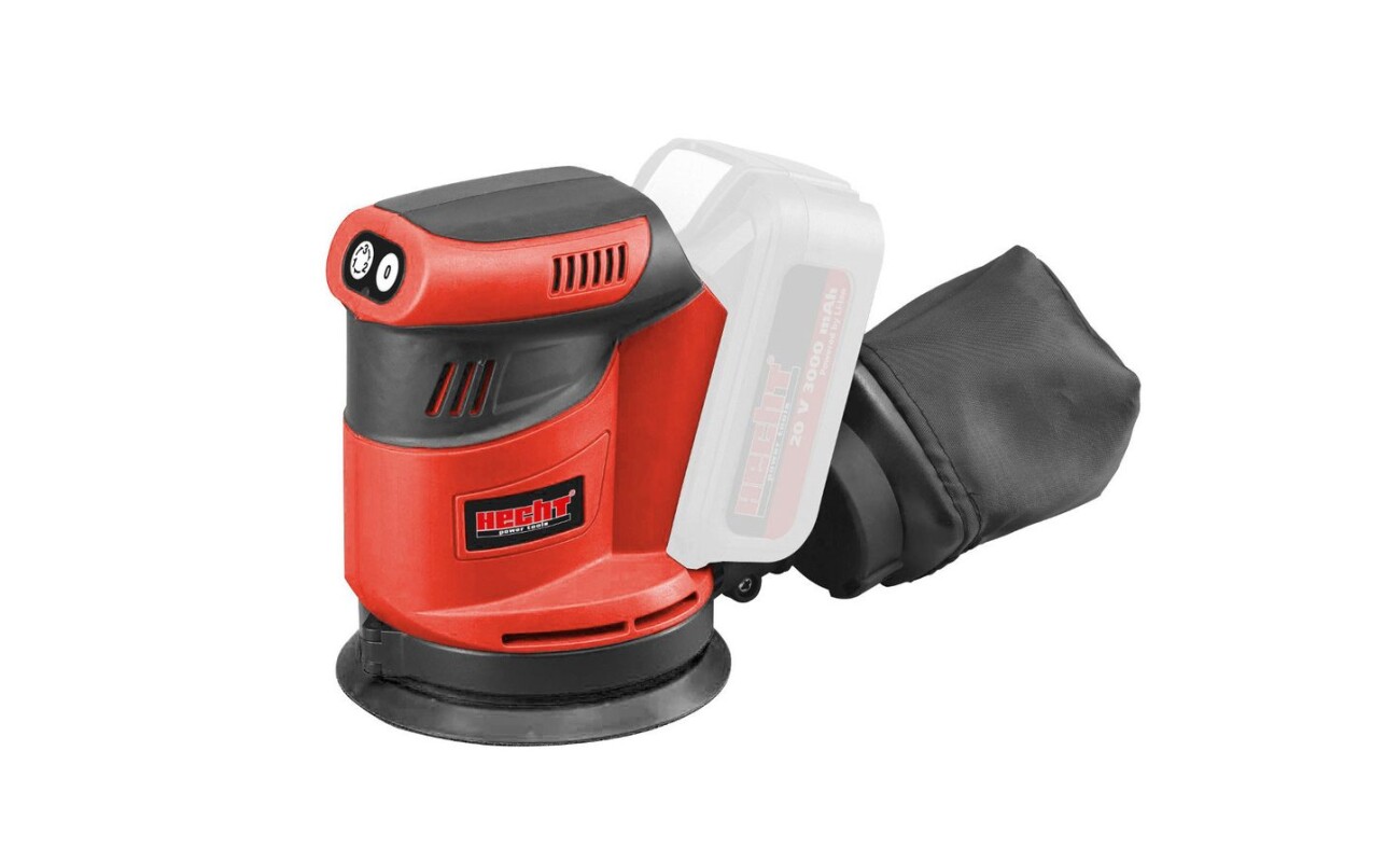 Accu rotary sander. Battery not included in the package. ACCU program 1278 compatible.