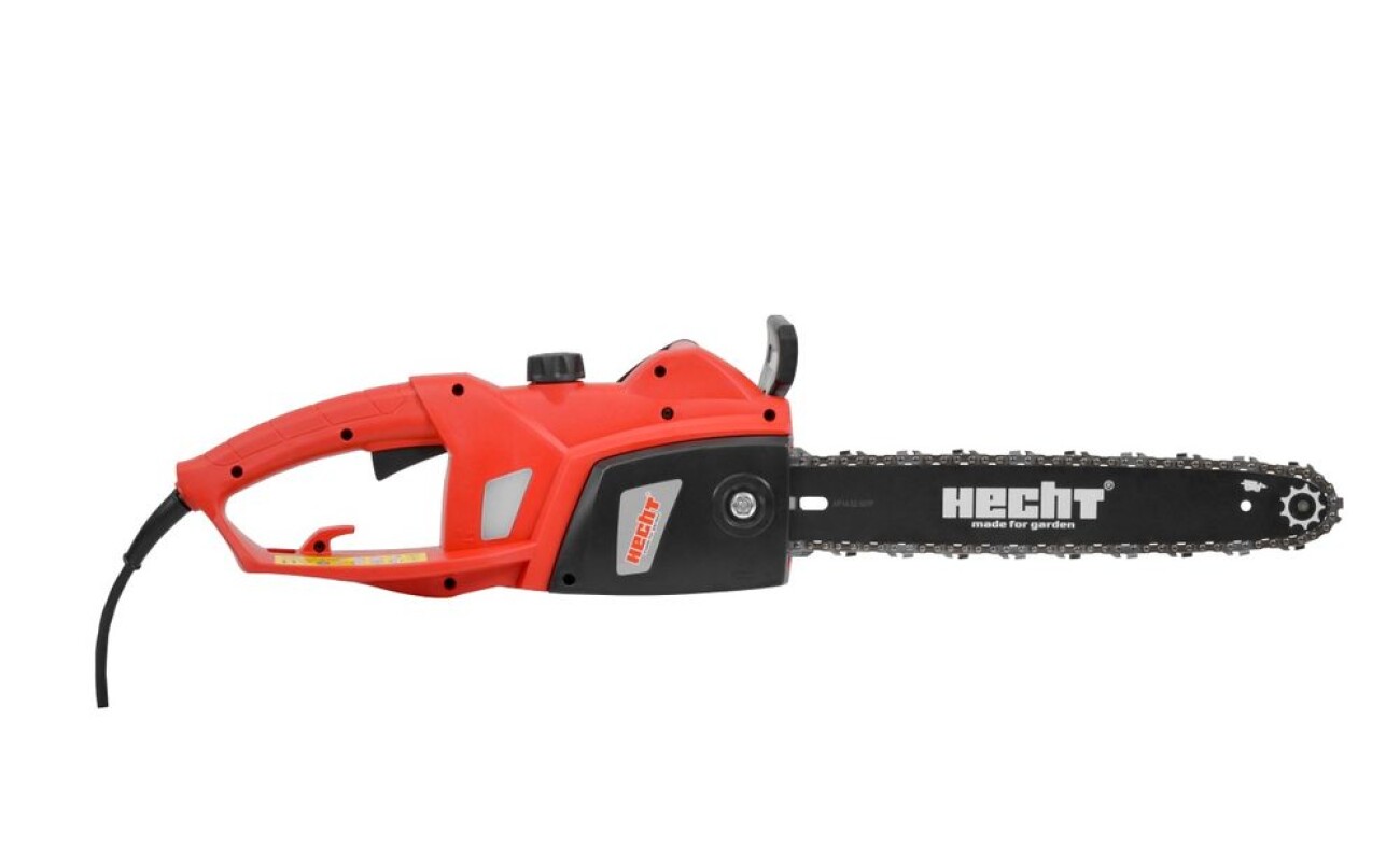 Electric chainsaw with power 2000 W. Bar length 35 cm. Weight 4