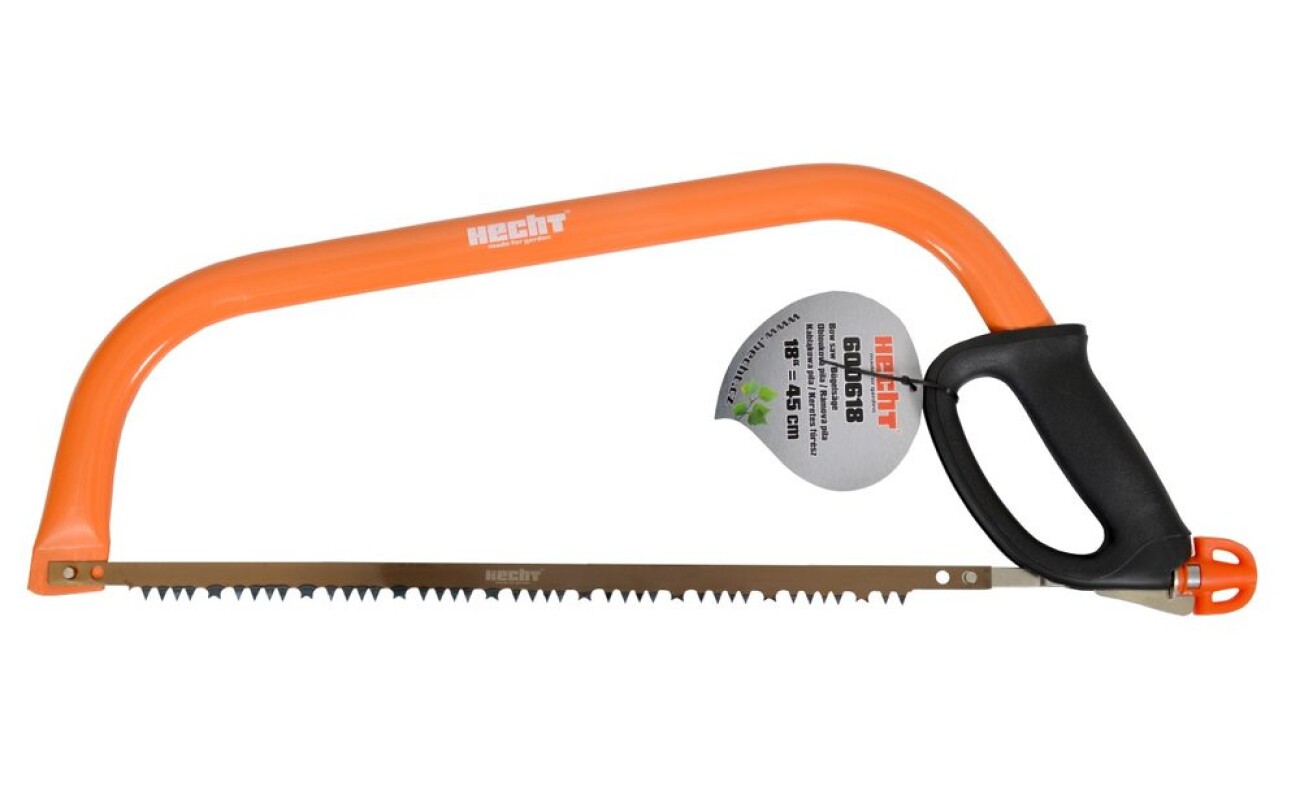 Hacksaw for wood cutting. Length 18".