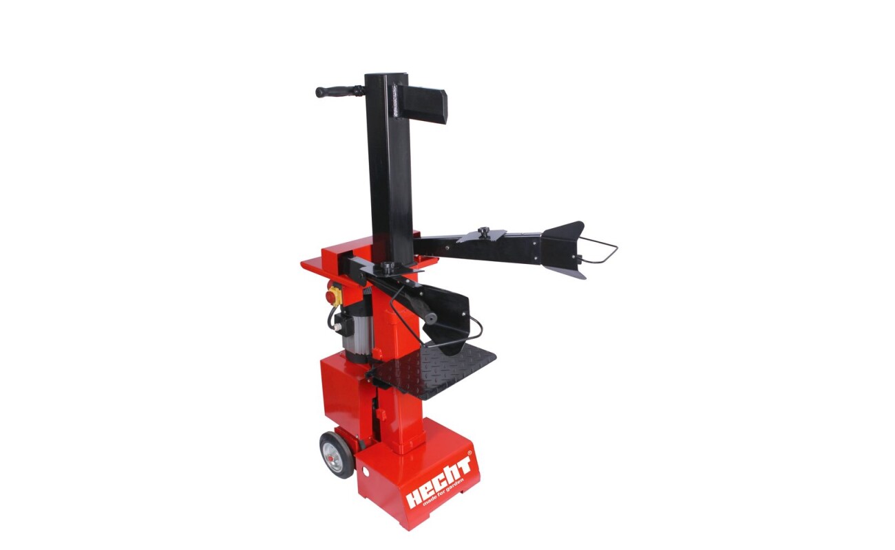 Vertical electric log splitter. Power consumption 3500 W. Max. pressure of 10 tons. Max. log length 1040 mm. Weight 109 kg. Max. wood diameter 400 mm.