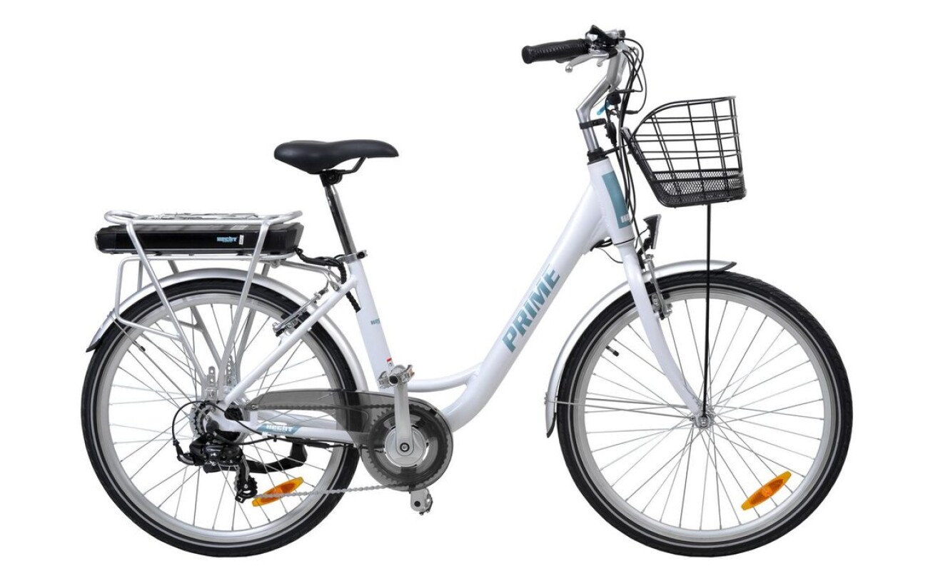 HECHT PRIME city e-bike. Li-ion battery 36 V / 10.4 Ah. Engine 250 W. Wheels 26 "