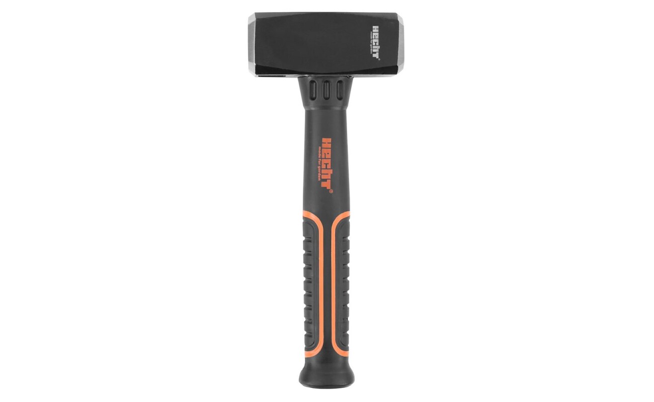 The HECHT 909150 hammer with a total weight of 1700g and length of 26.7cm is ideal for demanding construction and workshop tasks. The ergonomic handle ensures a secure grip and comfortable handling.