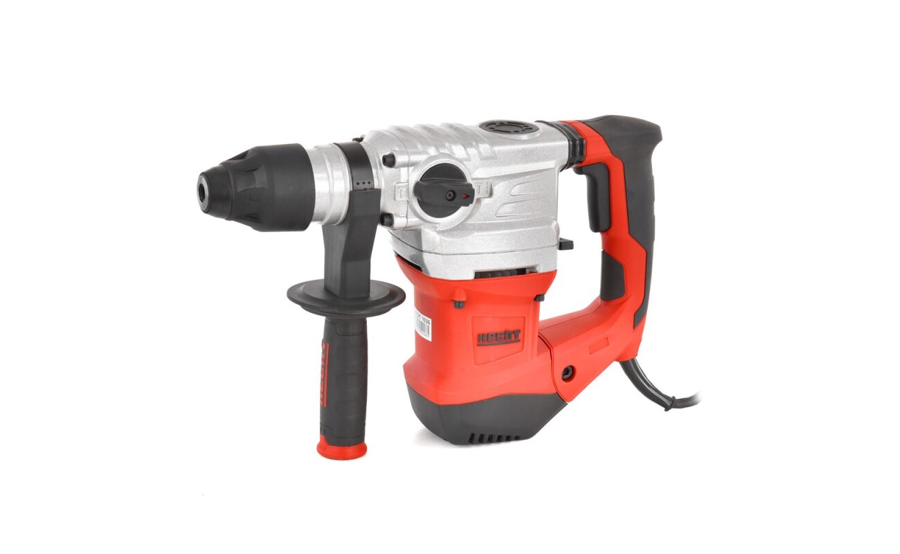 Electric hammer drill with a power input of 1500 W. No load speed 860 rpm. Hammer 4250 U / min. Strength of 6 J. Weight 5