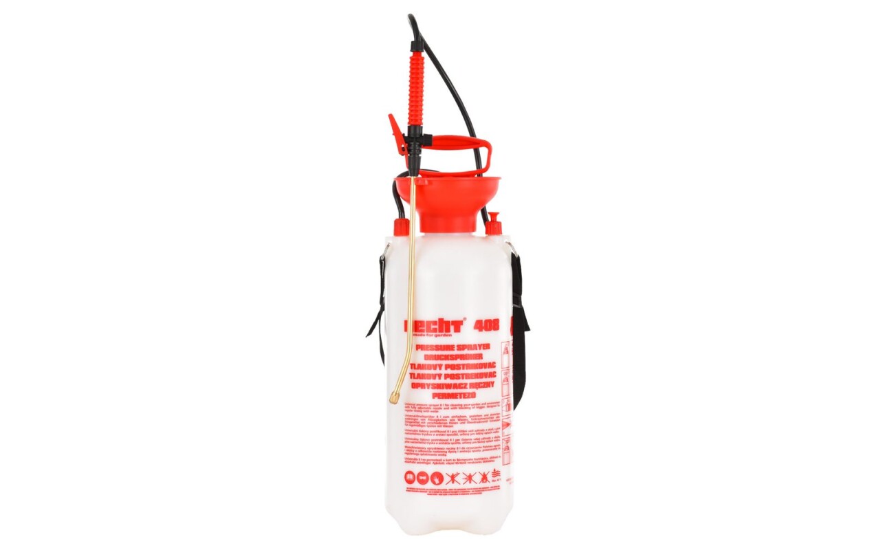 Hand-held piston sprayer. Volume 8 l