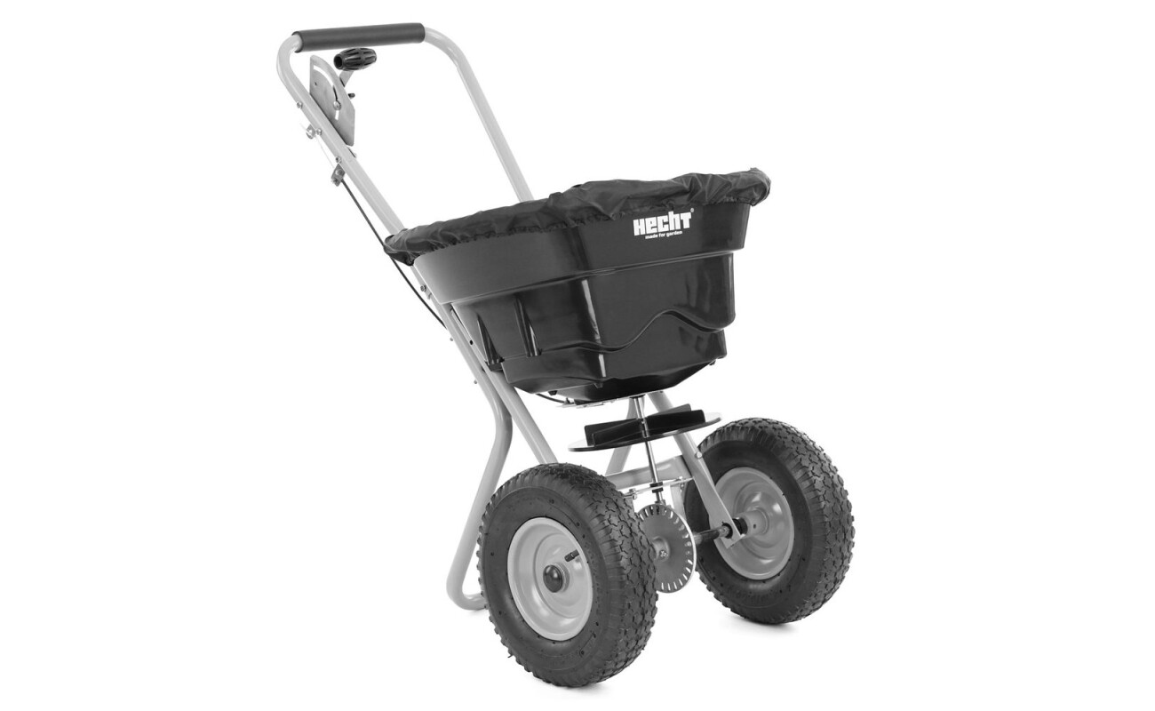 Manual spreader with tank volume of 29 litres. Designed for distribution of tertilizers and seeds