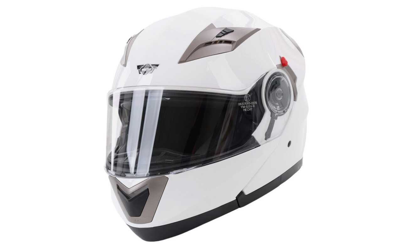 Protective helmet suitable for motorcycles and quad bikes. European homologation. Size M