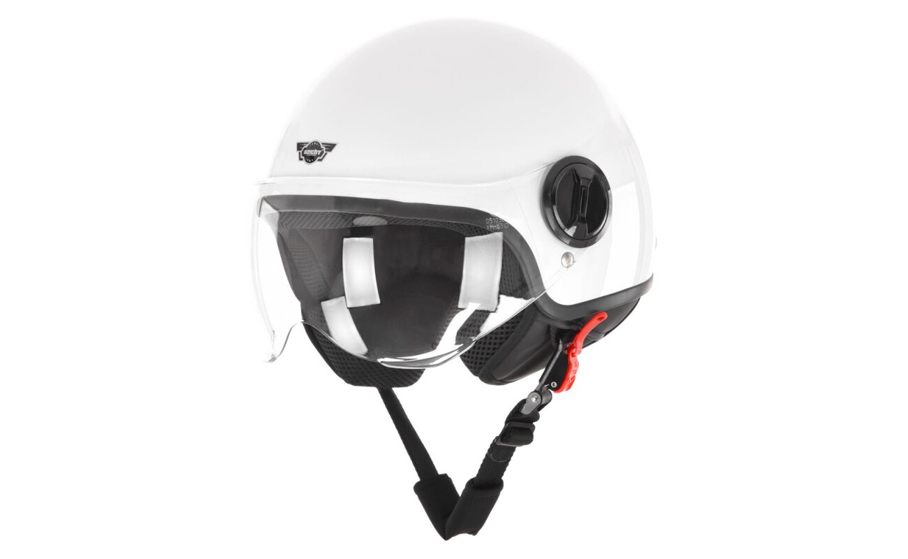 Helmet meeting European homologation ER13 * 22R00 * 22RO5 * 10255 * 00. Size L (head circumference 58 cm)