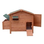 <p>OLIVER Henhouse made of durable fir tree. Dimensions 134