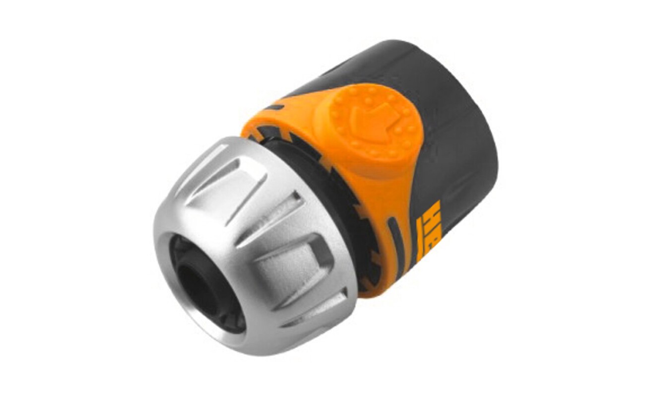 Hose connector for 1/2" hose.
