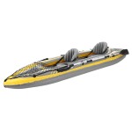 <p>Two-seater three-chamber inflatable kayak. Two paddles