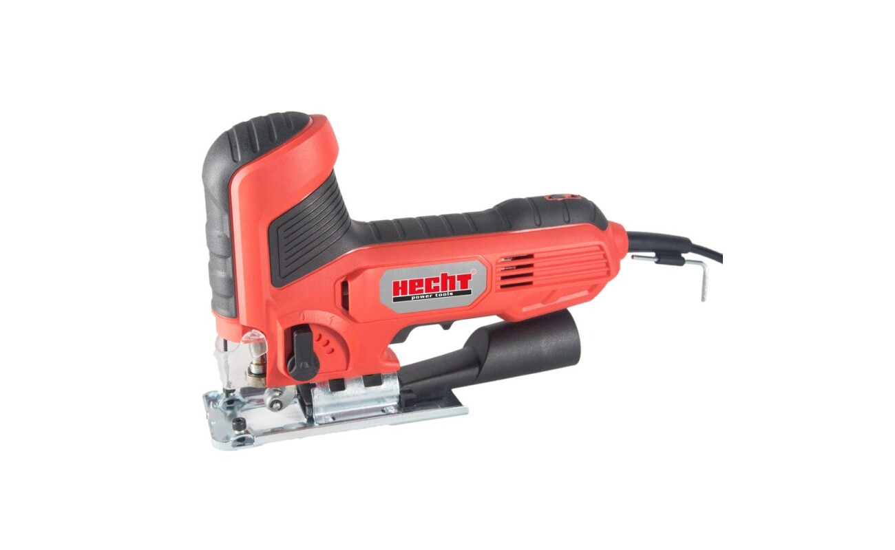Electric straight saw with a power input of 600 W. Speed without load 800 - 3000 rpm. Cutting depth 65 mm (wood)