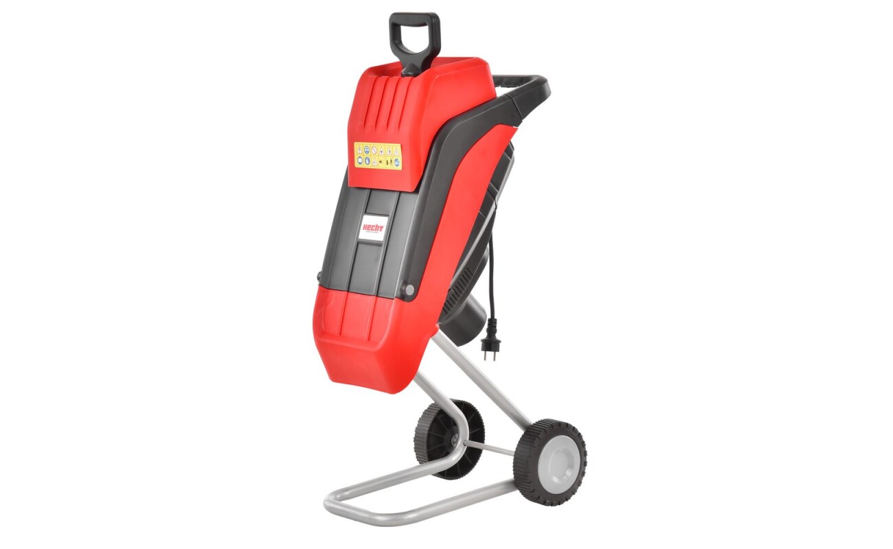 Electric branch shredder up to 45 mm diameter. With 2500 W turbo motor. 50 l basket. Weight 10