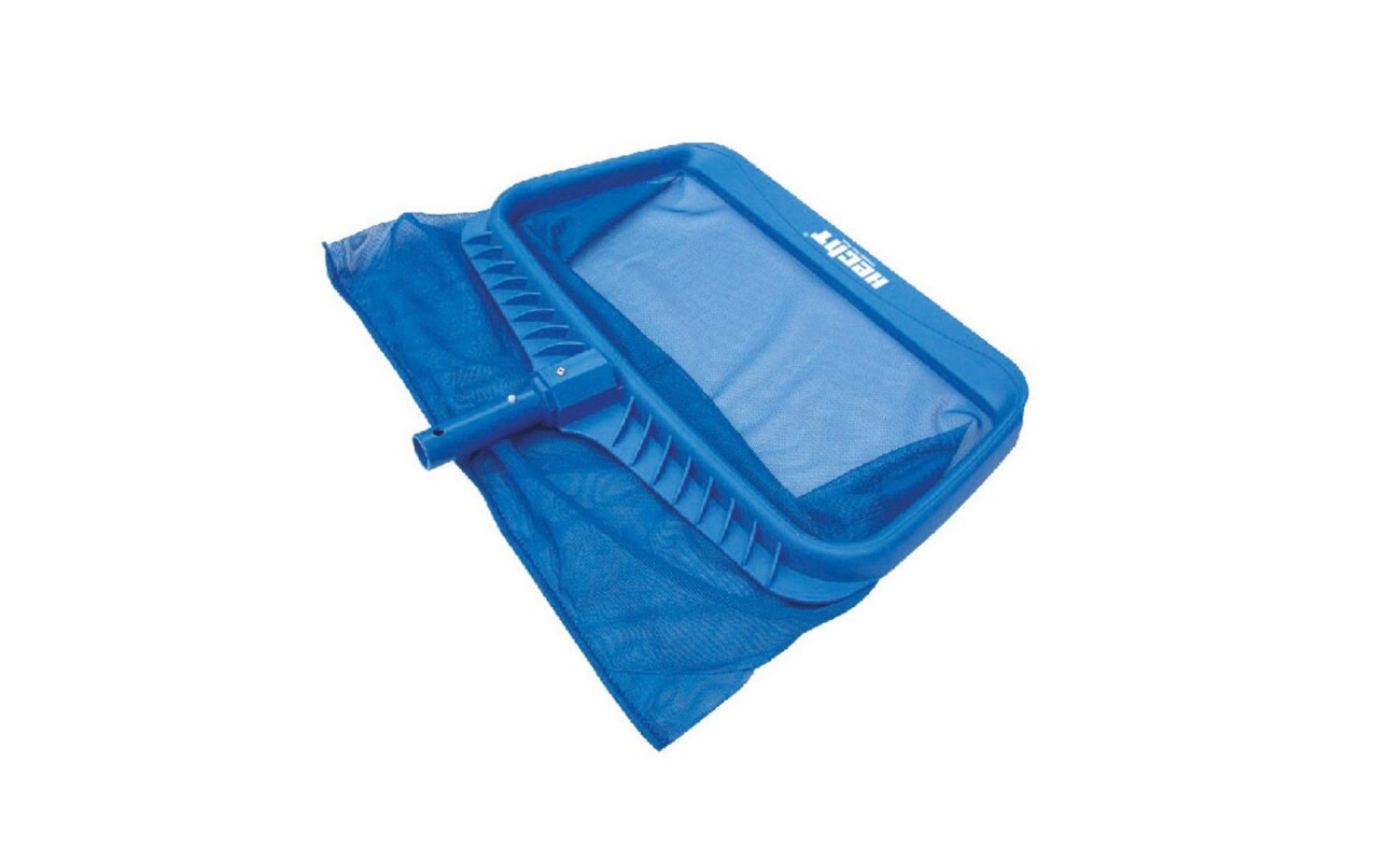 Leaf skimmer for deep-collecting debris (reinforced frame).