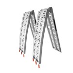 <p>Set of heavy duty aluminum folding loading ramps for ATV