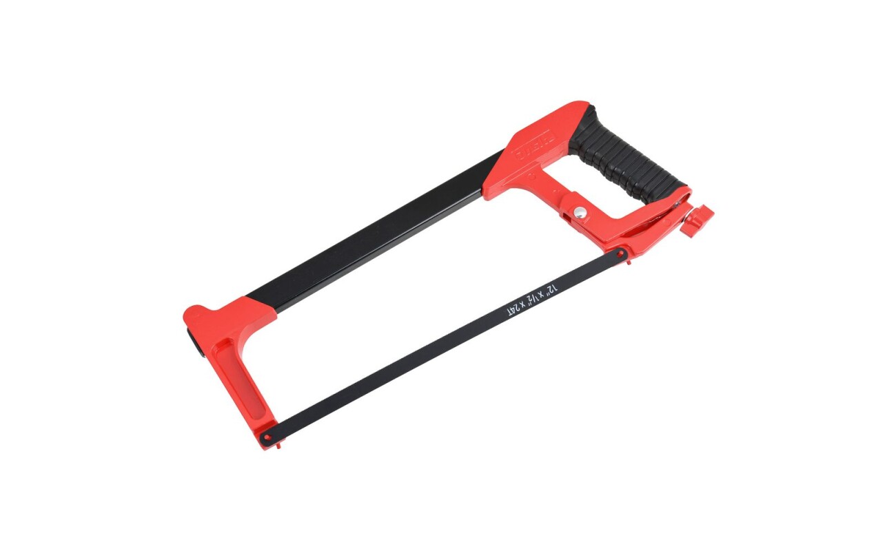 Robust manual hacksaw for metal