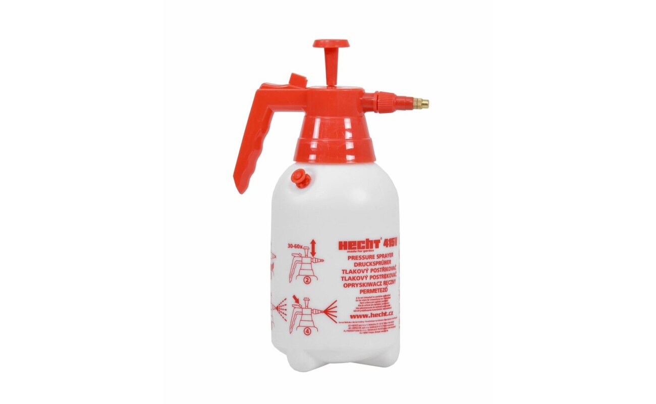 Manual piston powered&nbsp;hand sprayer with tank volume of 2&nbsp;litres