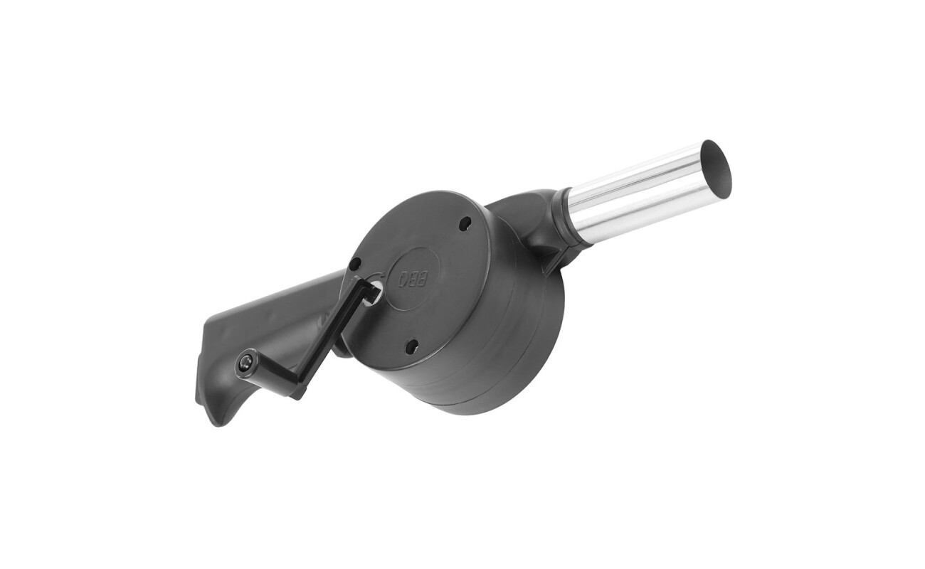 The mechanical blower is a suitable aid for grilling