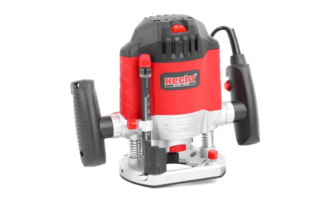 Electric top milling machine 230V / 50 Hz. Power consumption 1200 W. Speed setting. Electric top milling machine 230V / 50 Hz. Power consumption 1200 W. Speed setting. No-load speed 11000-30000 rpm.