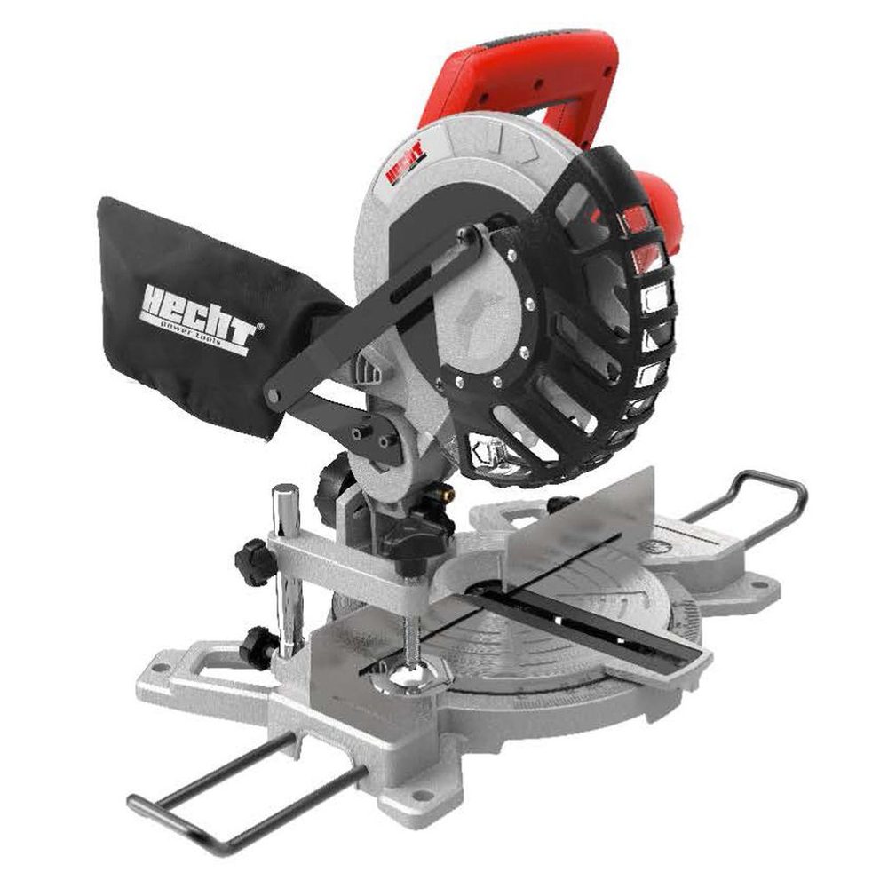 Miter saw with laser - HECHT 813 Miter saw with laser for precise cutting. Power consumption 1400 W.