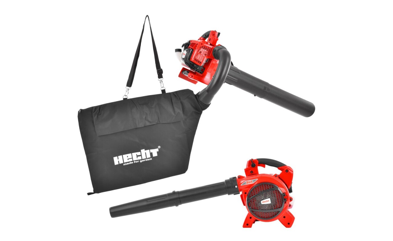 Motor blower / vacuum cleaner with 28 cm3 motor. Power 1 HP. Weight 4.5 kg. Air volume 0.2 m3 / s.