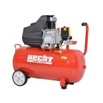 <p>Oil air compressor. Power input 1500 W. Hose lenght 3 metres. Max output pressure 8 bar. Max suction power 180l/min. 230V/50Hz. Weight 11