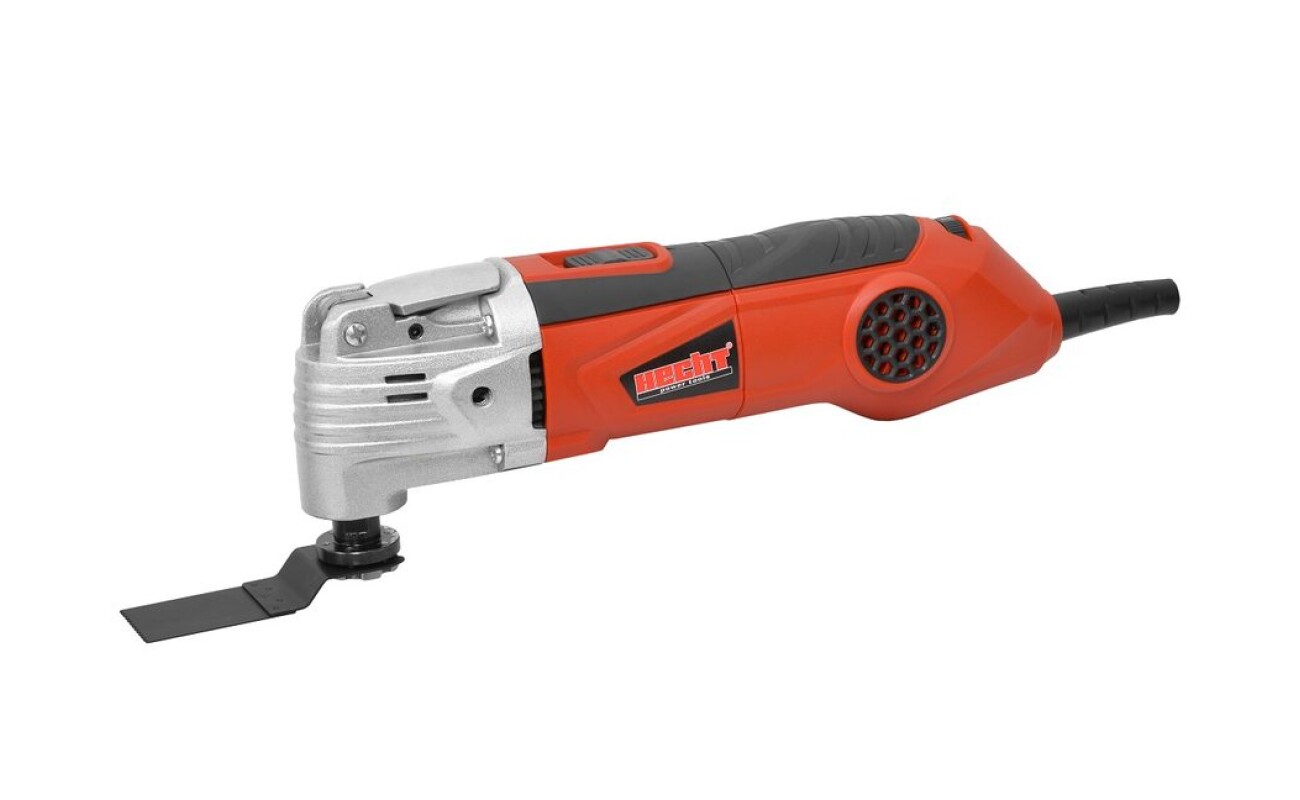 Oscillating electric grinder with power input of 300W. Package also includes 32 mm blade for cutting wood