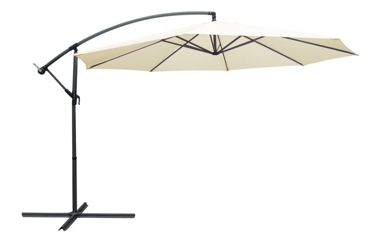 Aluminum parasol with 3 m diameter