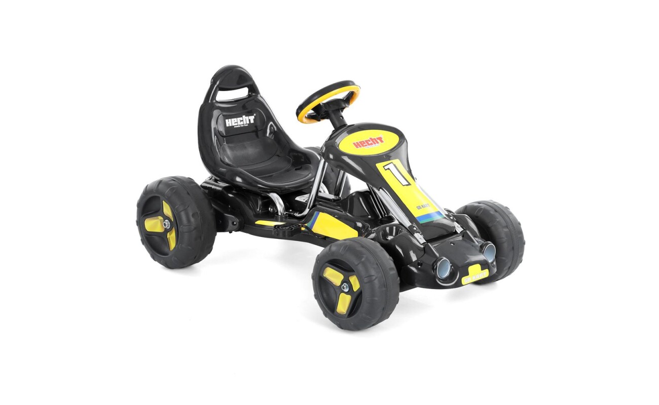 Well built pedal kart for kids in a modern color design. Recommended age 3 - 6 years.