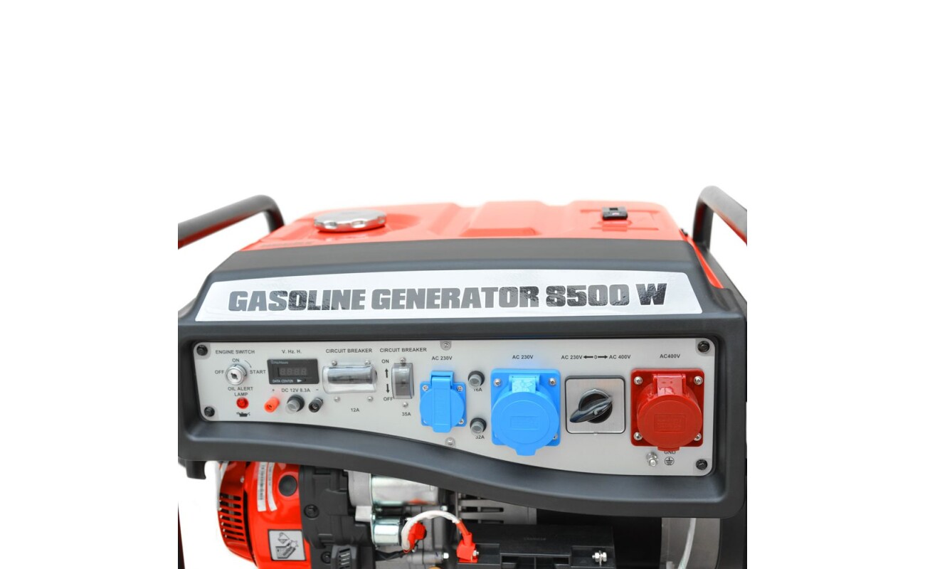 short-term maximum power is up to 8500 W. Sockets 400 V / 4600 W