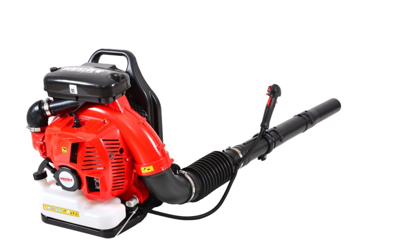 Professional petrol leaf blower HECHT 972 PROFI for efficient garden maintenance and debris clearing.