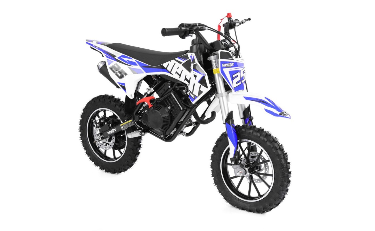 Petrol motorbike with a 4-stroke 57 cm³ engine delivering 1.5 HP. Maximum speed 34 km/h.