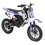 <p>Petrol motorbike with a 4-stroke 57 cm³ engine delivering 1.5 HP. Maximum speed 34 km/h.</p>