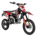 <p>Petrol motorcycle with four-stroke 125 cm³ engine with 8.1 HP. Max speed 70 km/h.</p>