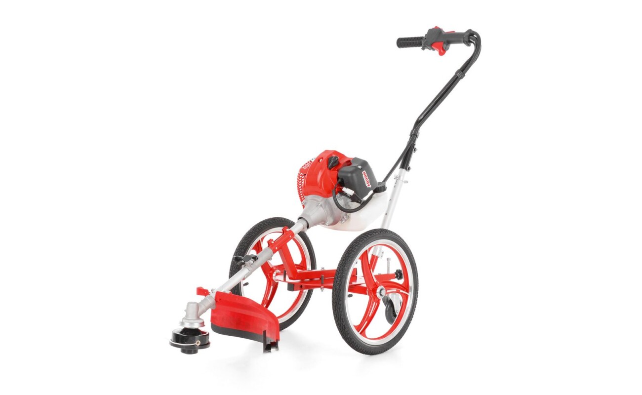 Petrol brushcutter. Working width: 45.5 cm. Engine volume: 51.7 ccm. Fixed shaft mounting.