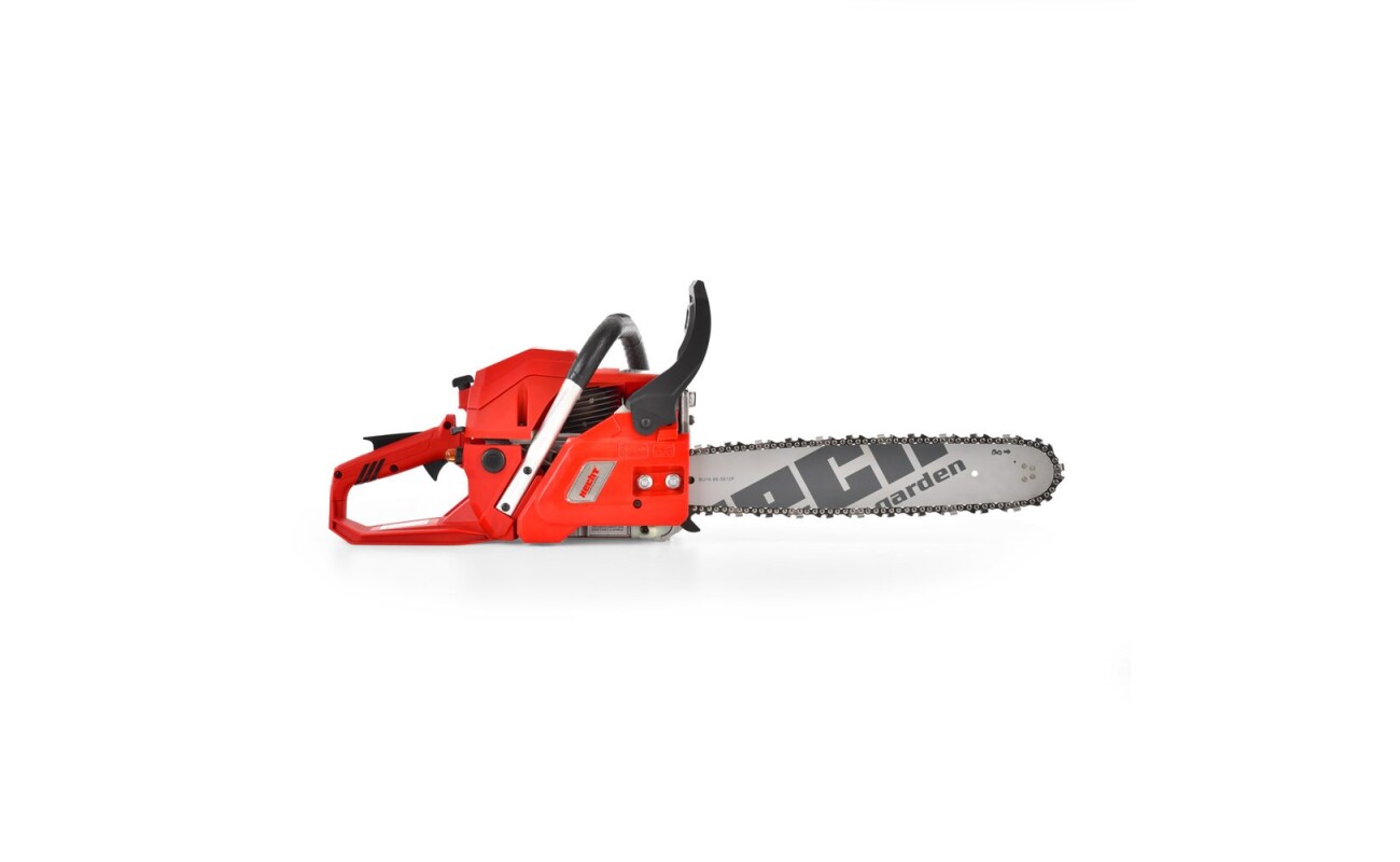 Chainsaw with 56.5 cm3 engine. Engine power 2