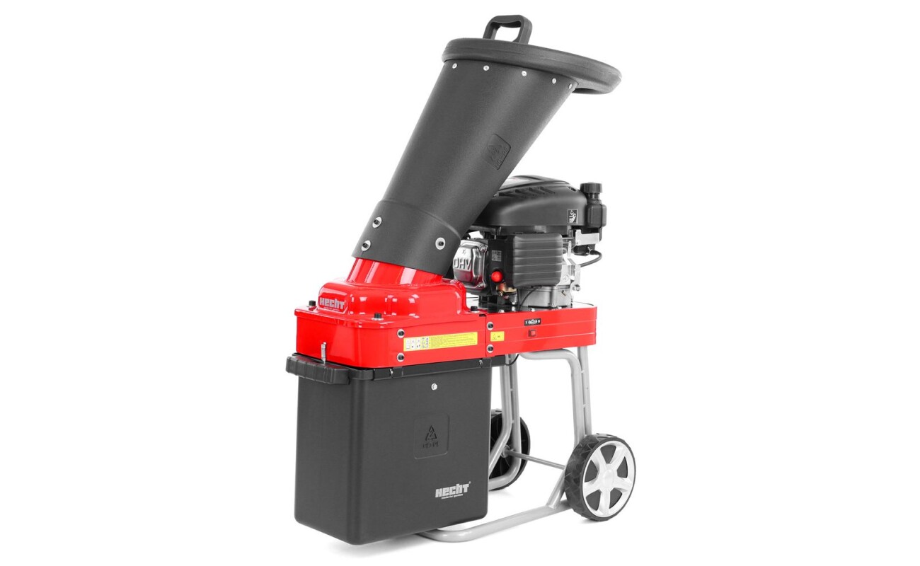 Garden shredder. Easy transport. Biowaste disposal with the possibility of his utilization. Powerful 4-stroke engine. Weight 45 kg.