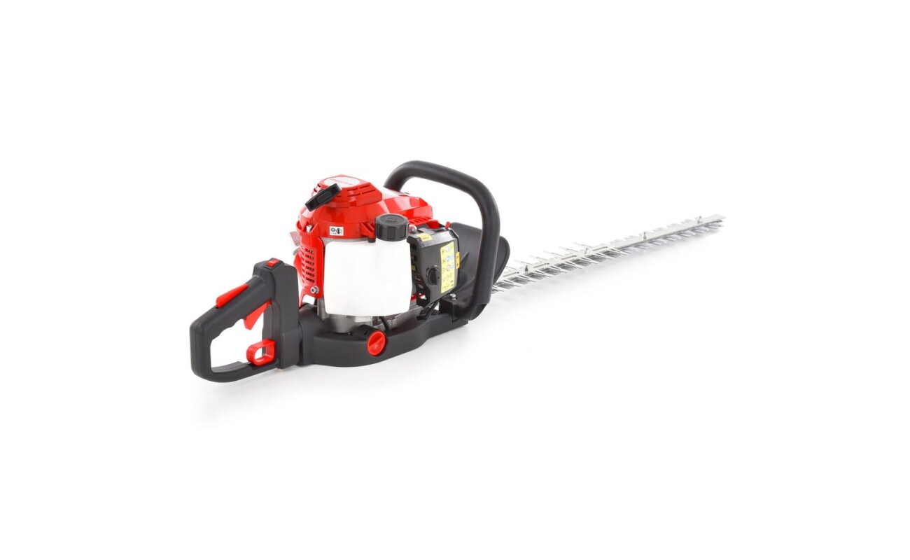 Motor hedge trimmer with a four-stroke engine. Displacement 24.5 cm3