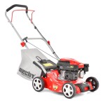 <p>Petrol lawn mower. Working width: 40.6 cm. Engine displacement: 127 ccm. Collecting box: 40 l.</p>