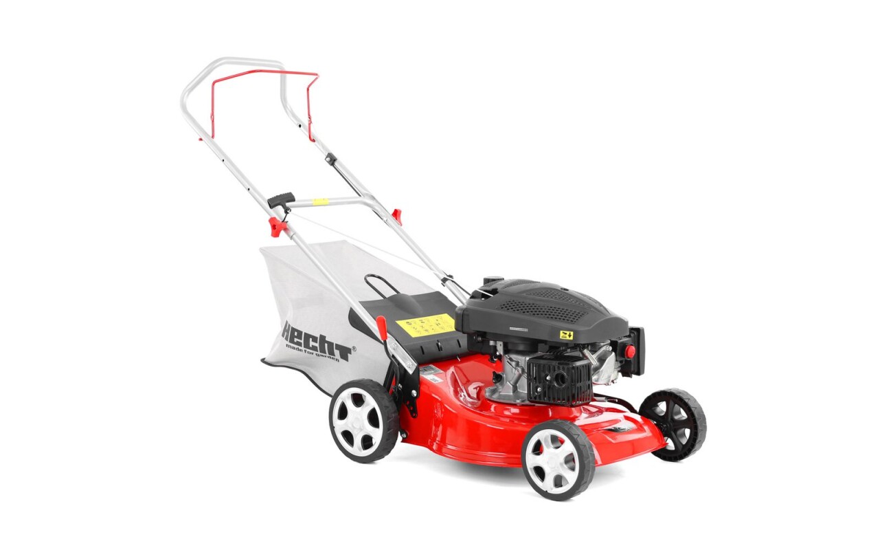 Motor lawn mower. Working width: 46 cm. Engine capacity: 144 cm3. Max. torque: 7.8 Nm. Basket capacity: 60 l. Max. recommended area: 1000 m2