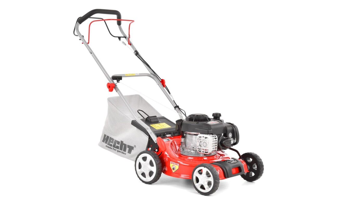 Petrol lawn mower with self propelled system is equipped with Briggs&Stratton engine