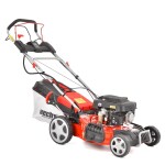 <p>Motorized lawn mower with travel. Working width: 46 cm. Engine capacity: 150 cm3. Engine power: 2.7 kW. Basket volume: 55 l. Max. recommended area: 1000 m2.</p>