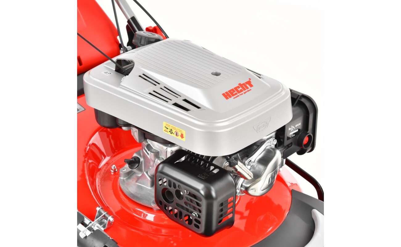 equipped with ball bearings. Powered by 4&nbsp;stroke OHV engine with displacement of 173 cm3.&nbsp;Working width 51 cm. Suitable for areas of up to 1600 m2.&nbsp;Central adjustment of cutting height. Mulching kit included
