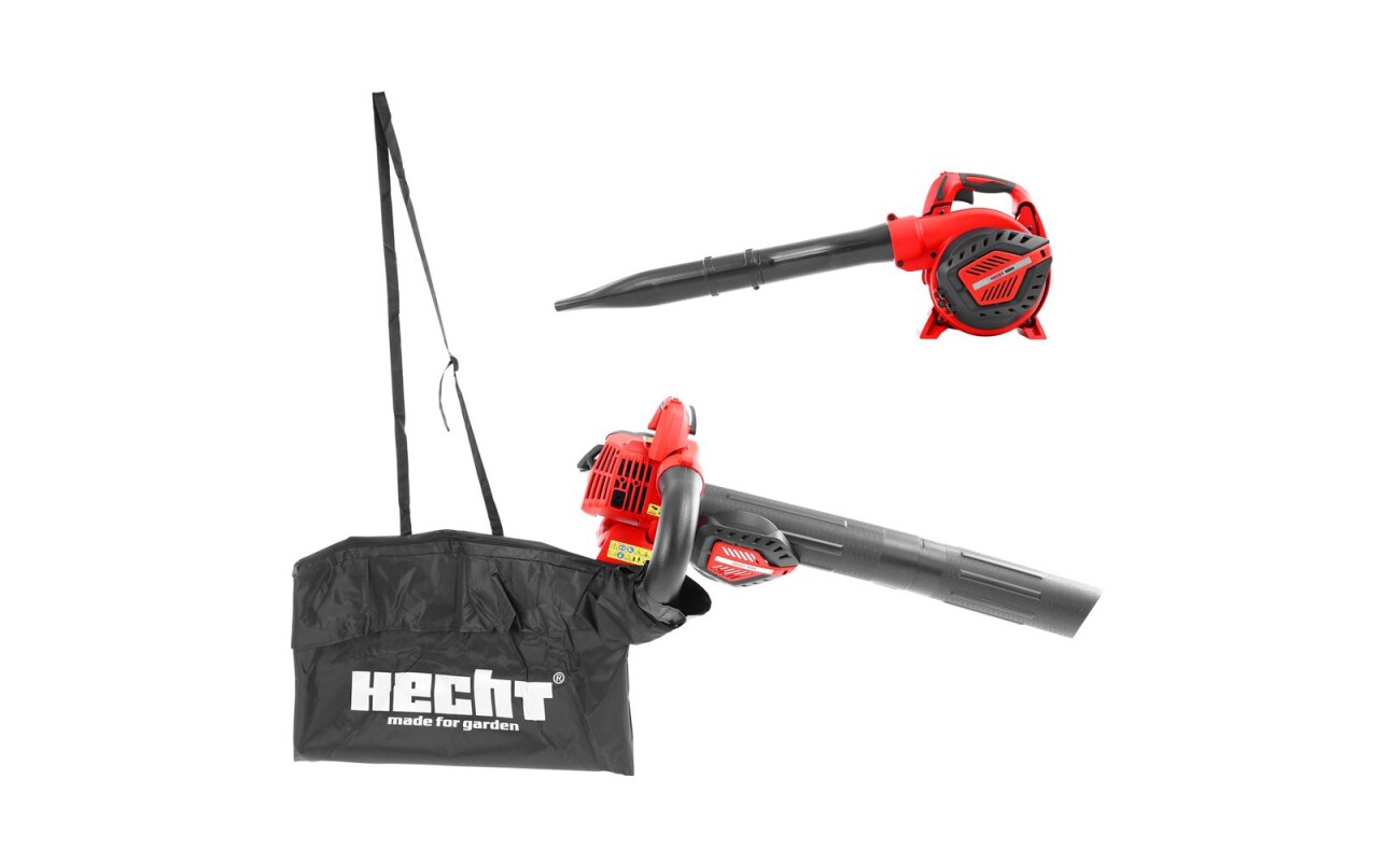 HECHT 9254 is a compact vacuum cleaner combined with a powerful blower. It is powered by 2-stroke engine with a volume of 25