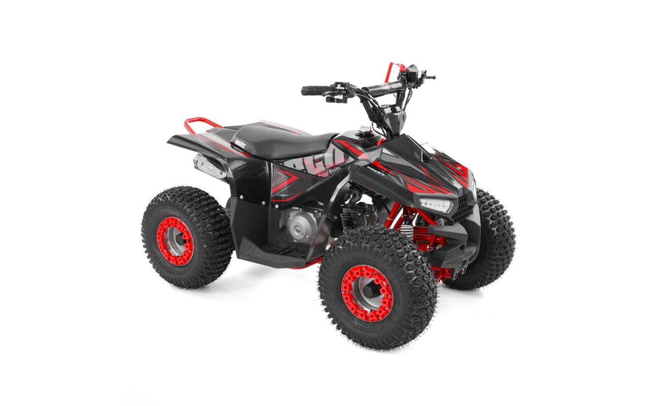 With 7" wheels and a 4-stroke 110cc engine
