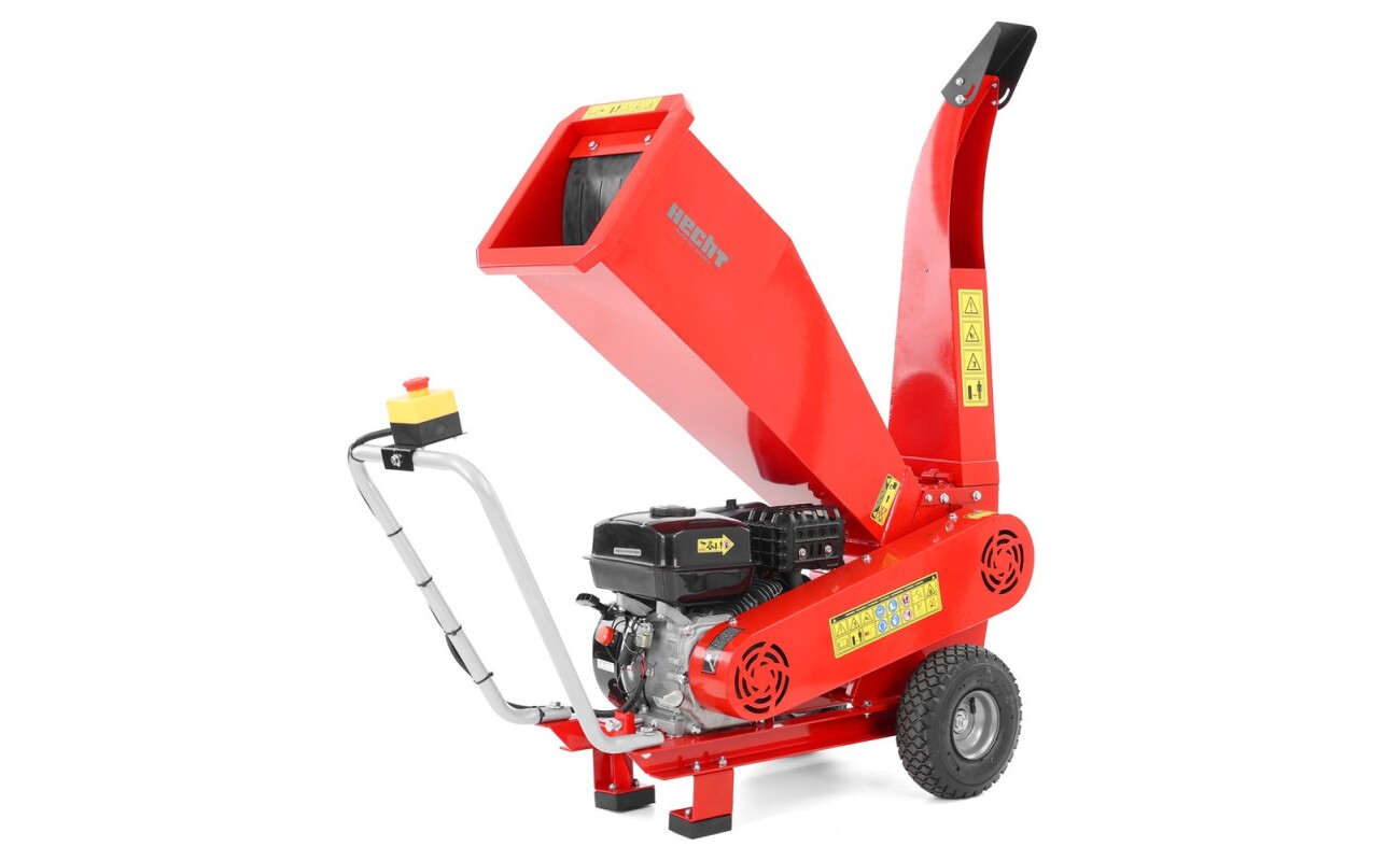 Motorised branch shredder up to 70 mm diameter. 212 cm3 engine with a rated power of 4.3 kW. Weight 87 kg.