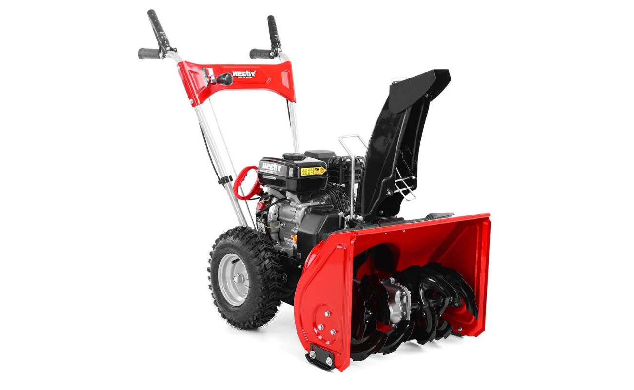 Two-stage self propelled petrol snow blower. Engine Hecht OHV