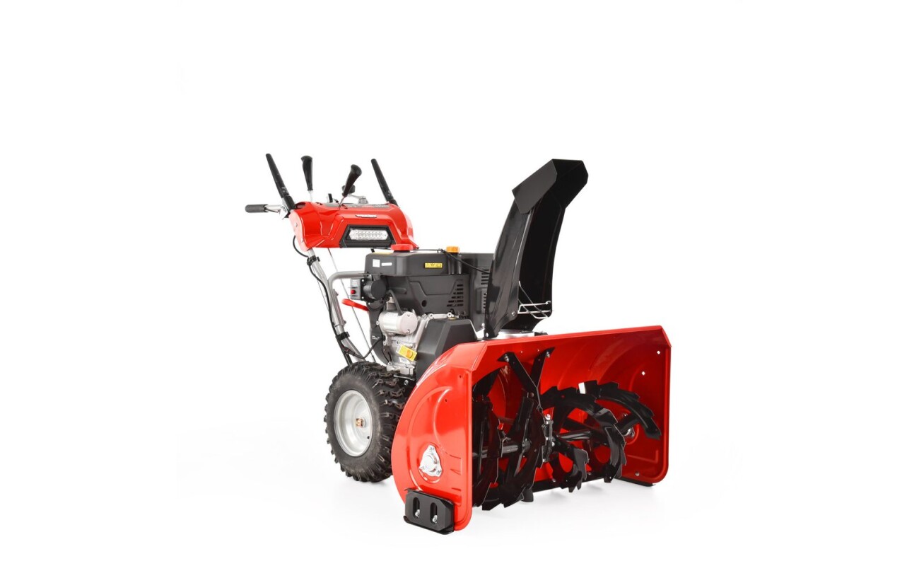 2-stage petrol self-propelled snowblower. Engine Hecht OHV