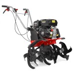 <p>Petrol powered tiller equipped with Briggs & Stratton CR 950 engine. Working width 32/50/84 cm