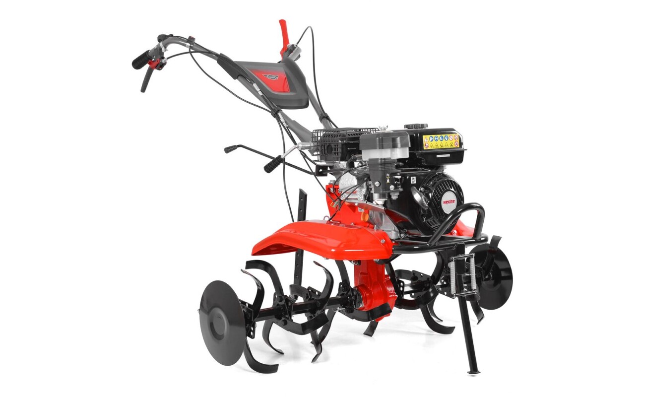 Working width 110 cm. 212ccm engine with a rated power of 3.6 kW. Knife diameter 38 cm. Weight 78 kg. Possibility of conversion to a single-axle tractor.